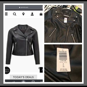 Torrid Leather Jacket